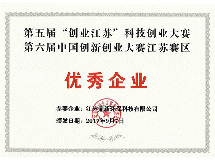 科技創(chuàng)新企業(yè)大賽證書