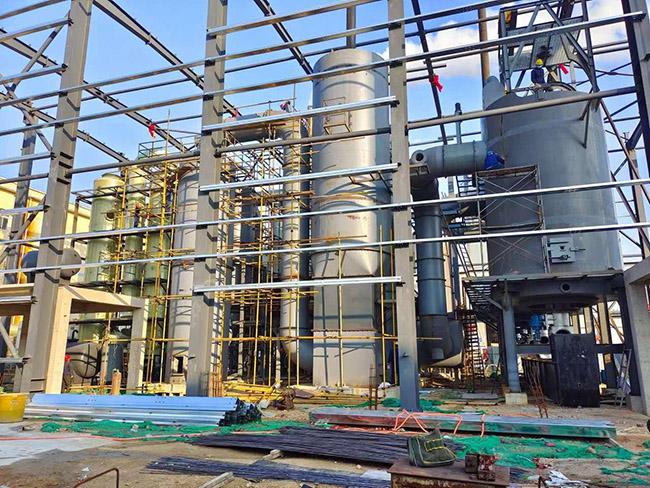 煙臺(tái)圣潔環(huán)保30噸/天醫(yī)廢A/B/C干餾爐焚燒處置項(xiàng)目